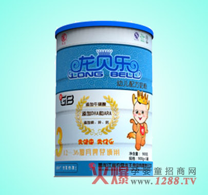 龍貝樂(lè)普袋3段幼兒配方奶粉