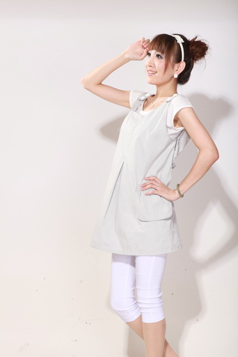 育靈龍盼盼肩帶防護(hù)衫灰色