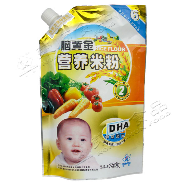 榮順230gDHA(腦黃金)營養(yǎng)米粉2段