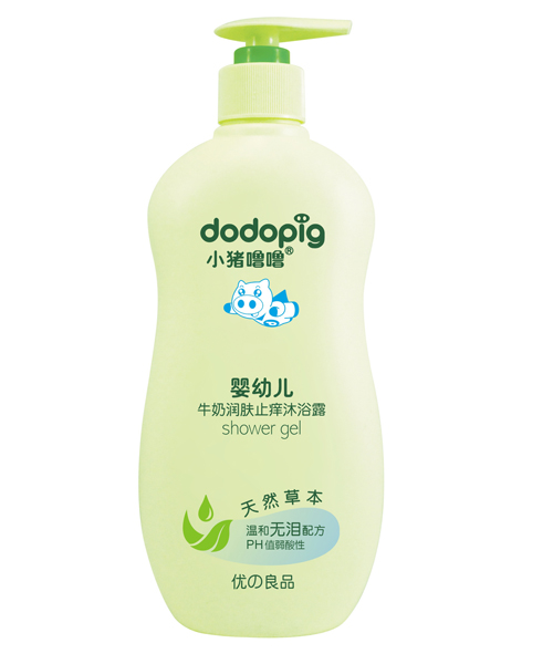 小豬嚕嚕yingye牛奶潤(rùn)膚止癢沐浴露300ml