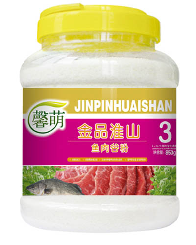 馨萌金品淮山魚肉谷粉3段