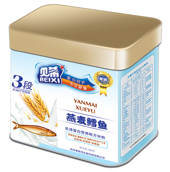 貝希燕麥鱈魚營(yíng)養(yǎng)配方米粉