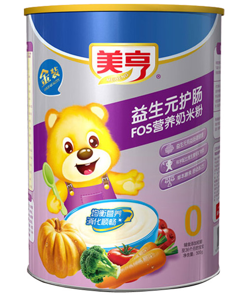 美亨紙聽裝益生元護(hù)腸FOS營(yíng)養(yǎng)奶米粉0段