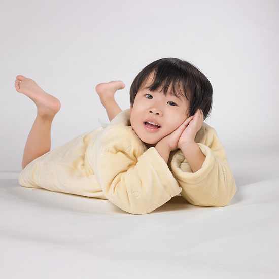 卓兒秋冬天鵝絨寶寶睡袍