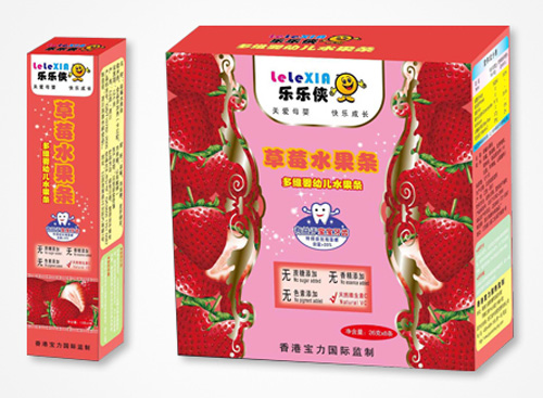 樂樂俠草莓水果條