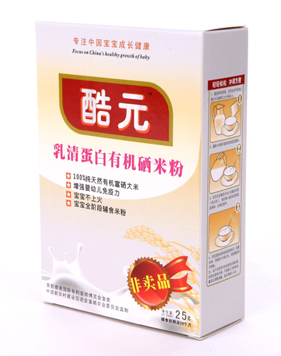 酷元乳清蛋白有機(jī)硒米粉盒裝