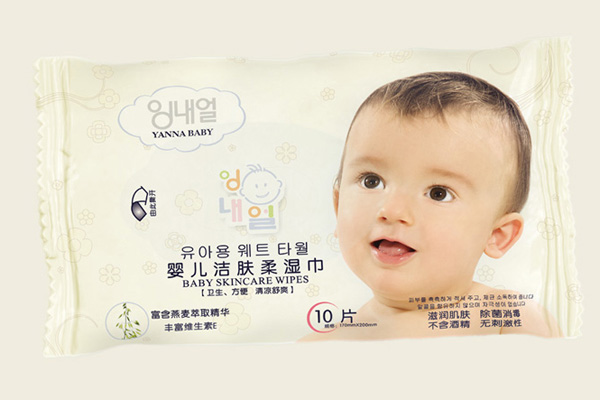 嬰奈兒7234yinge潔膚柔濕巾10片