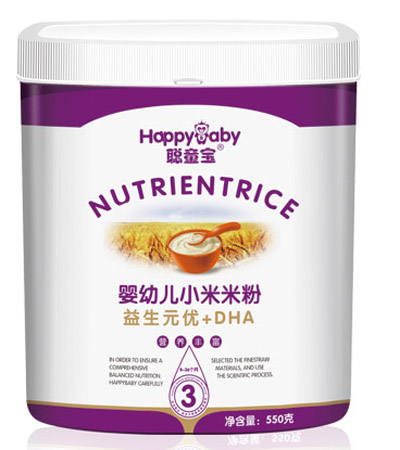 聰童寶益生元優(yōu)+DHA小米米粉3段