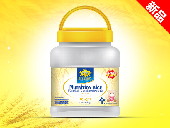金盾愛嬰野山核桃玉米粗糧米粉