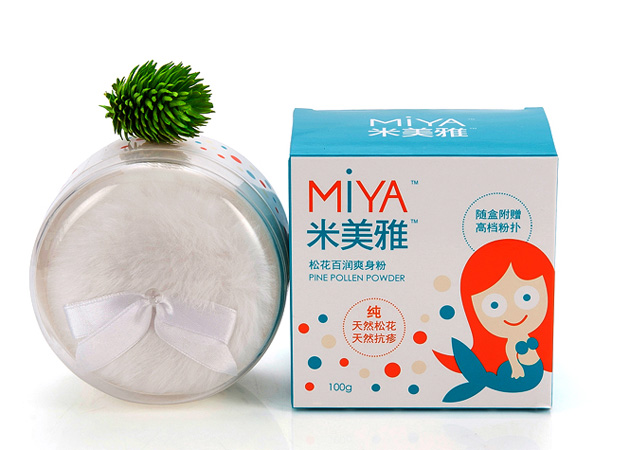 松花百潤(rùn)爽身粉(盒裝)100g