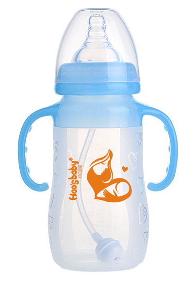 好氏嬰童標口雙柄硅膠奶瓶