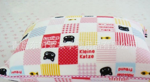 哈尼寶貝兒童枕粉色