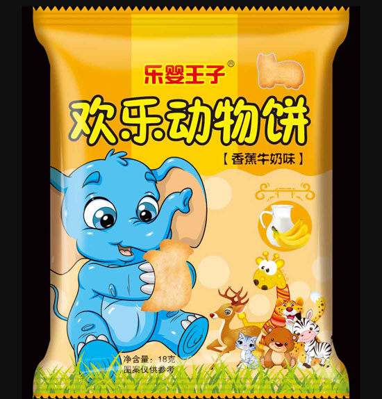 樂嬰王子歡樂動(dòng)物餅香蕉牛奶