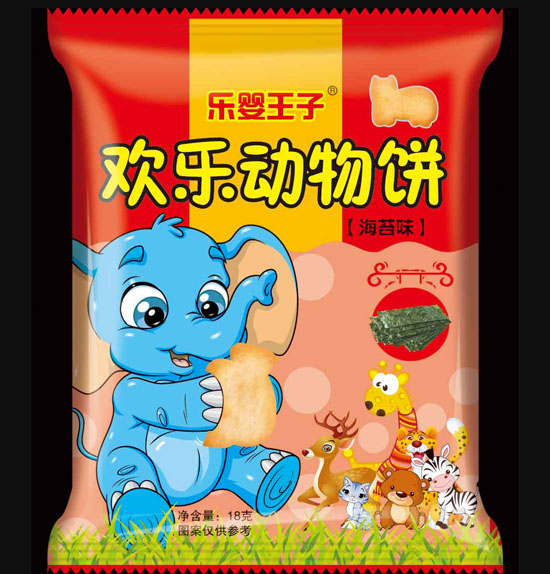樂嬰王子歡樂動物餅海苔味
