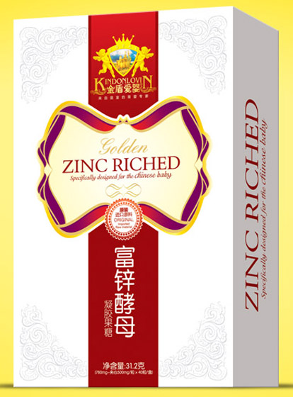 金盾愛(ài)嬰富鋅酵母凝膠果糖