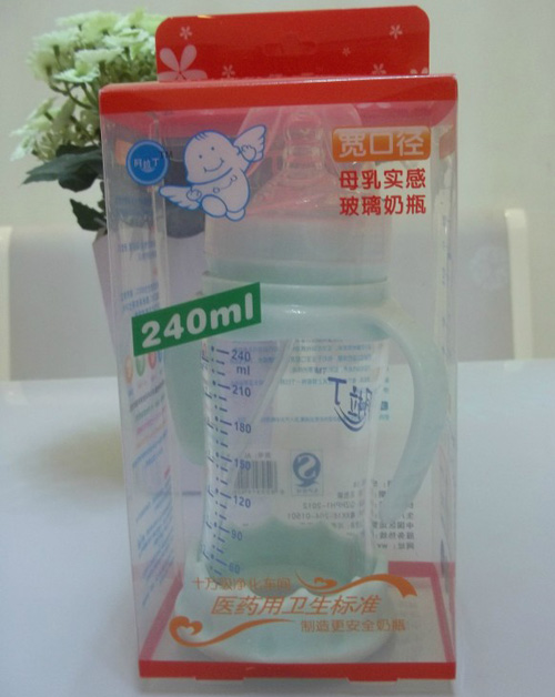 阿拉丁寬口徑玻璃奶瓶240ml