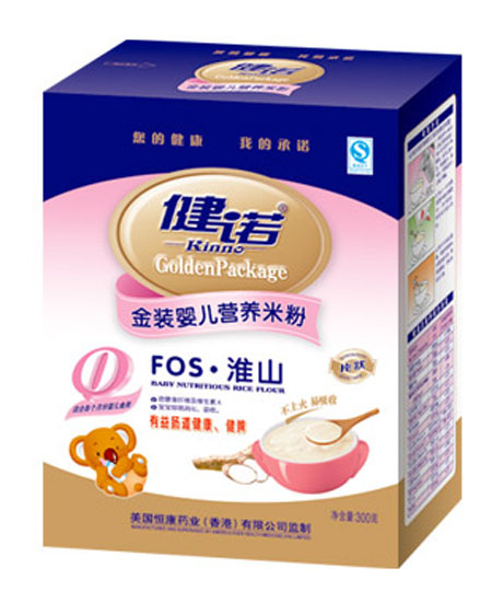 健諾FOS淮山y(tǒng)inge營養(yǎng)米粉0段盒裝