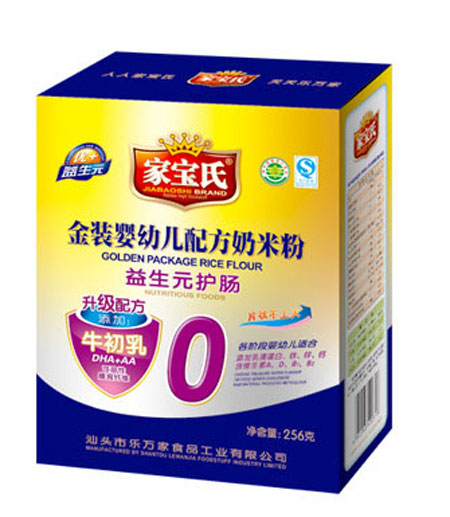 家寶氏金裝益生元護(hù)腸配方奶米粉0段
