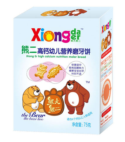 熊大熊二牌熊二高鈣youe營(yíng)養(yǎng)磨牙餅