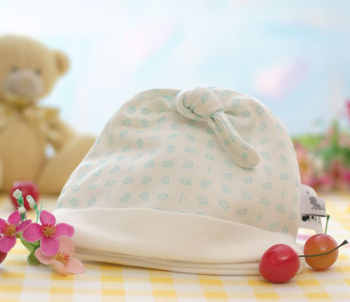 藕糖氏嬰兒帽藍(lán)色