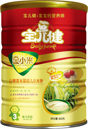 寶兒健金小米山楂薏米yingye小米粉罐裝
