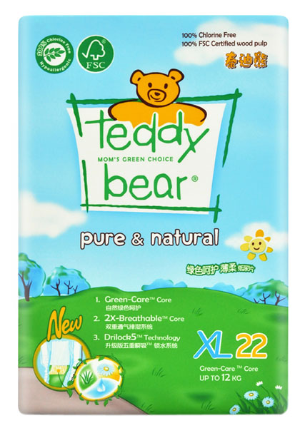 泰迪熊呵護(hù)yinge紙尿褲迷你裝XL碼