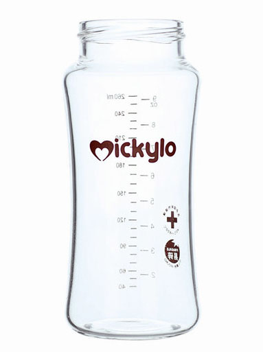 米奇樂晶鉆寬口玻璃瓶260ml