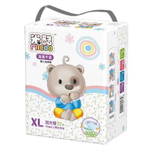 米酷超薄干爽yinge紙尿褲(加大號)