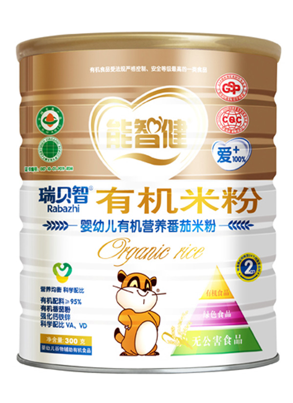 能智健300克yingye有機(jī)營(yíng)養(yǎng)蕃茄米粉(2段)