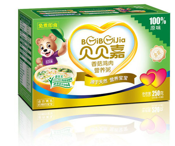 貝貝嘉香菇雞肉營(yíng)養(yǎng)粥