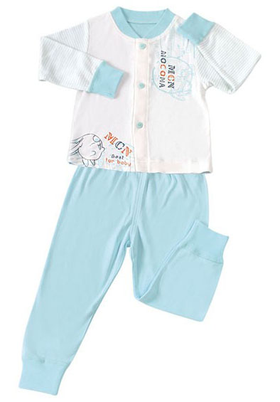 摩可拿天藍(lán)色寶寶內(nèi)衣套裝