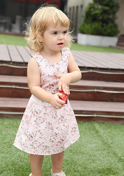 摩可拿碎花連衣裙