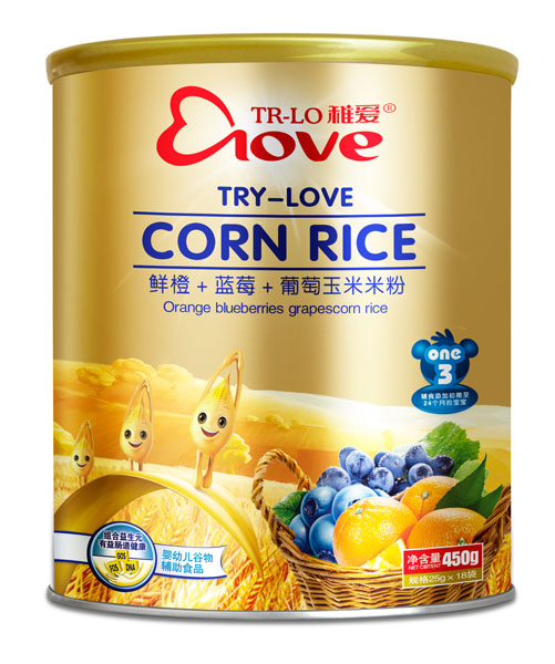 稚愛鮮橙+藍莓+葡萄玉米米粉3段