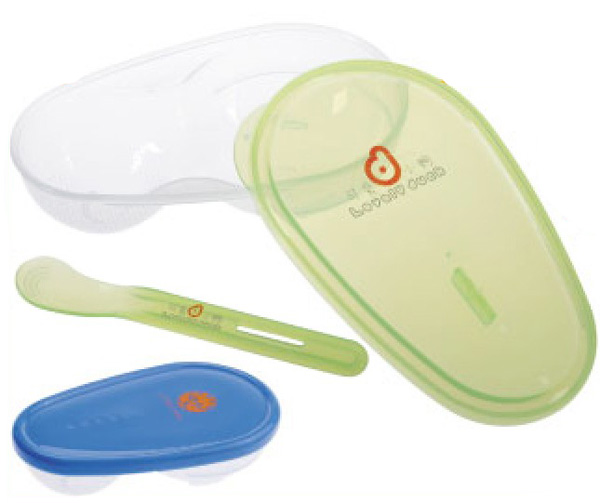 可愛小鴨離乳研磨碗