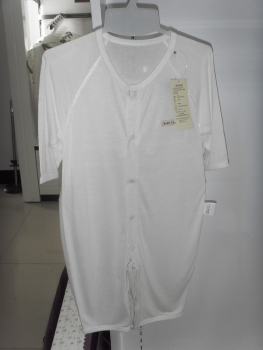 娃愛(ài)的蓓蓓夏季新款帶袖連體衣