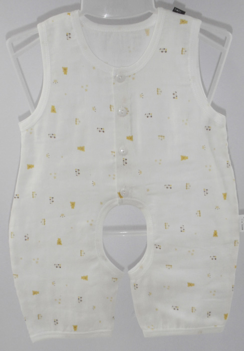 娃愛的蓓蓓無袖紗布哈衣