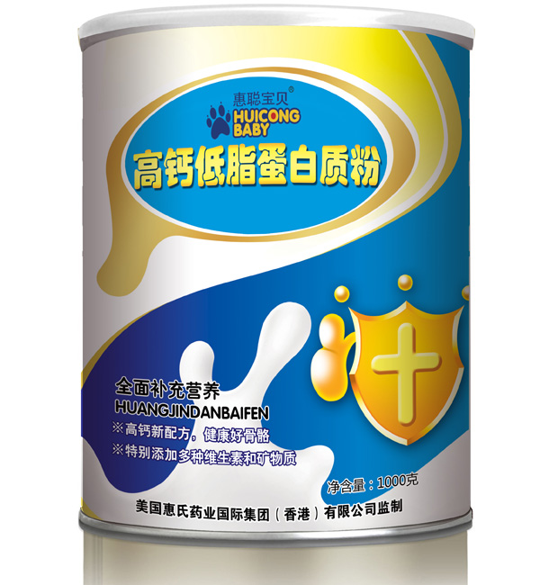 惠聰寶貝高鈣低脂蛋白質粉1000克