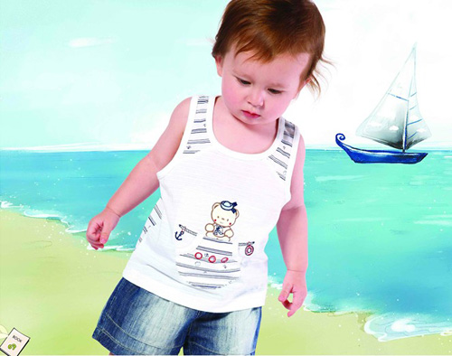 心適BB帥氣yinge背心