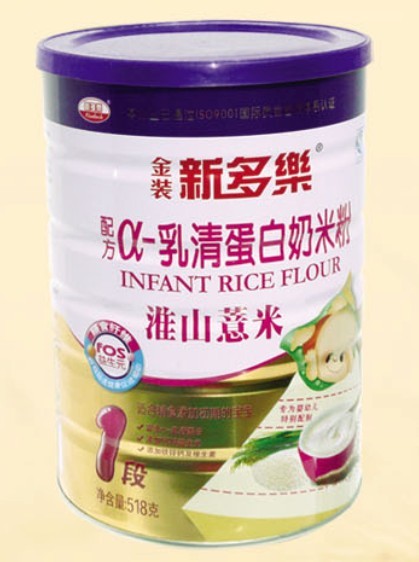 新多樂(lè)淮山惹米α-乳清蛋白奶米粉1段