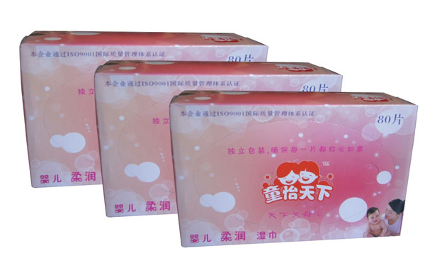 童怡天下yinge柔潤濕巾80片抽