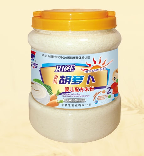 美多樂罐裝胡蘿卜yinge配方米粉2段