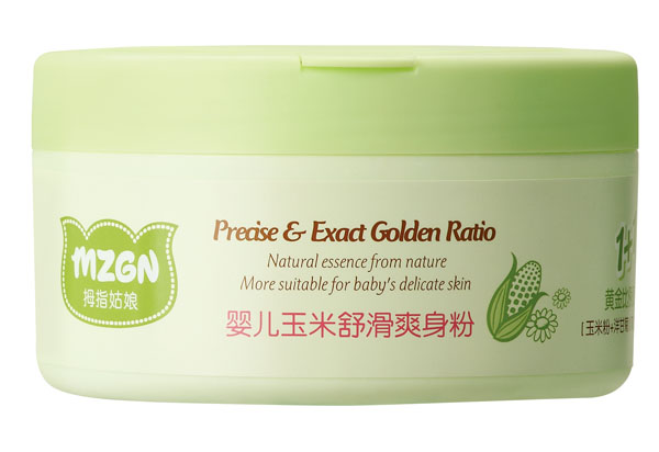 拇指姑娘yinge玉米舒滑爽身粉