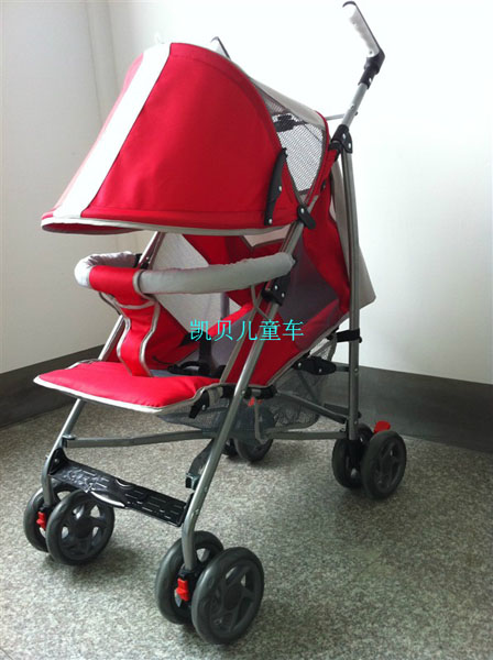凱貝兒紅色舒適型嬰兒手推車