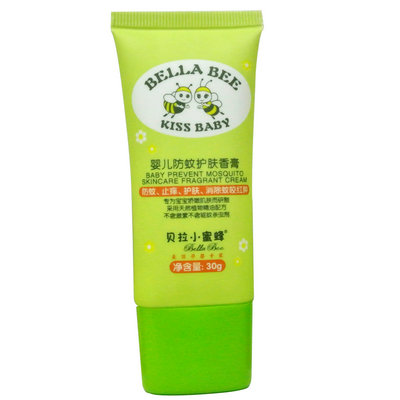 貝拉小蜜蜂嬰兒防蚊護膚香膏
