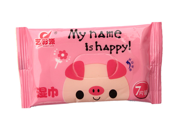 藝彩源yinge快樂濕巾7片