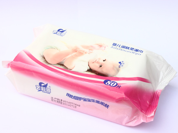 藝彩源yinge潤膚柔濕巾80片裝