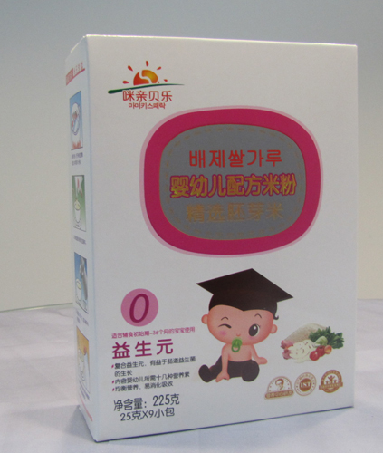 咪親貝樂(lè)益生元盒裝米粉0段