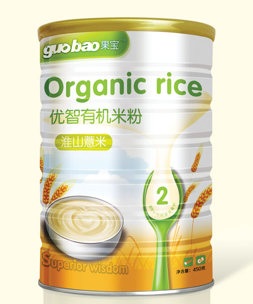 果寶淮山薏米優(yōu)智有機米粉