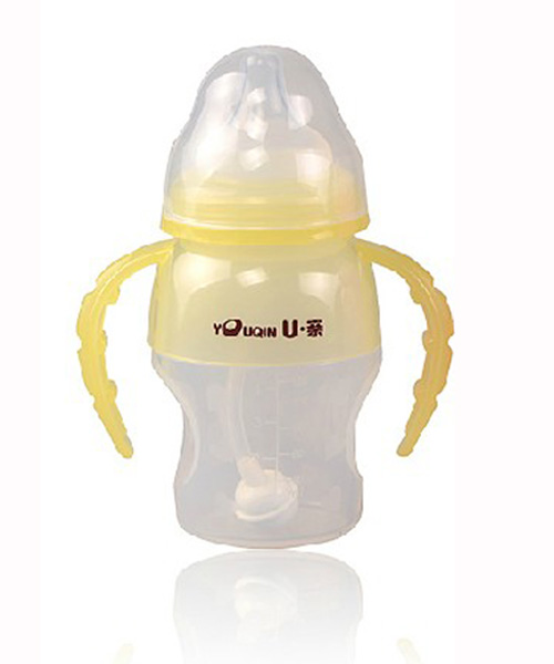 U親A106PP液態(tài)硅膠寬口徑硅膠自動奶瓶120ml