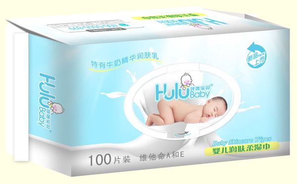 呼嚕寶貝yinge潤(rùn)膚柔濕巾100片